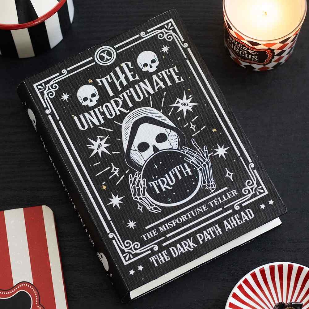 Something Different - The Misfortune Teller Book Shaped Dekorative Schachtel - Schwarz/Weiß